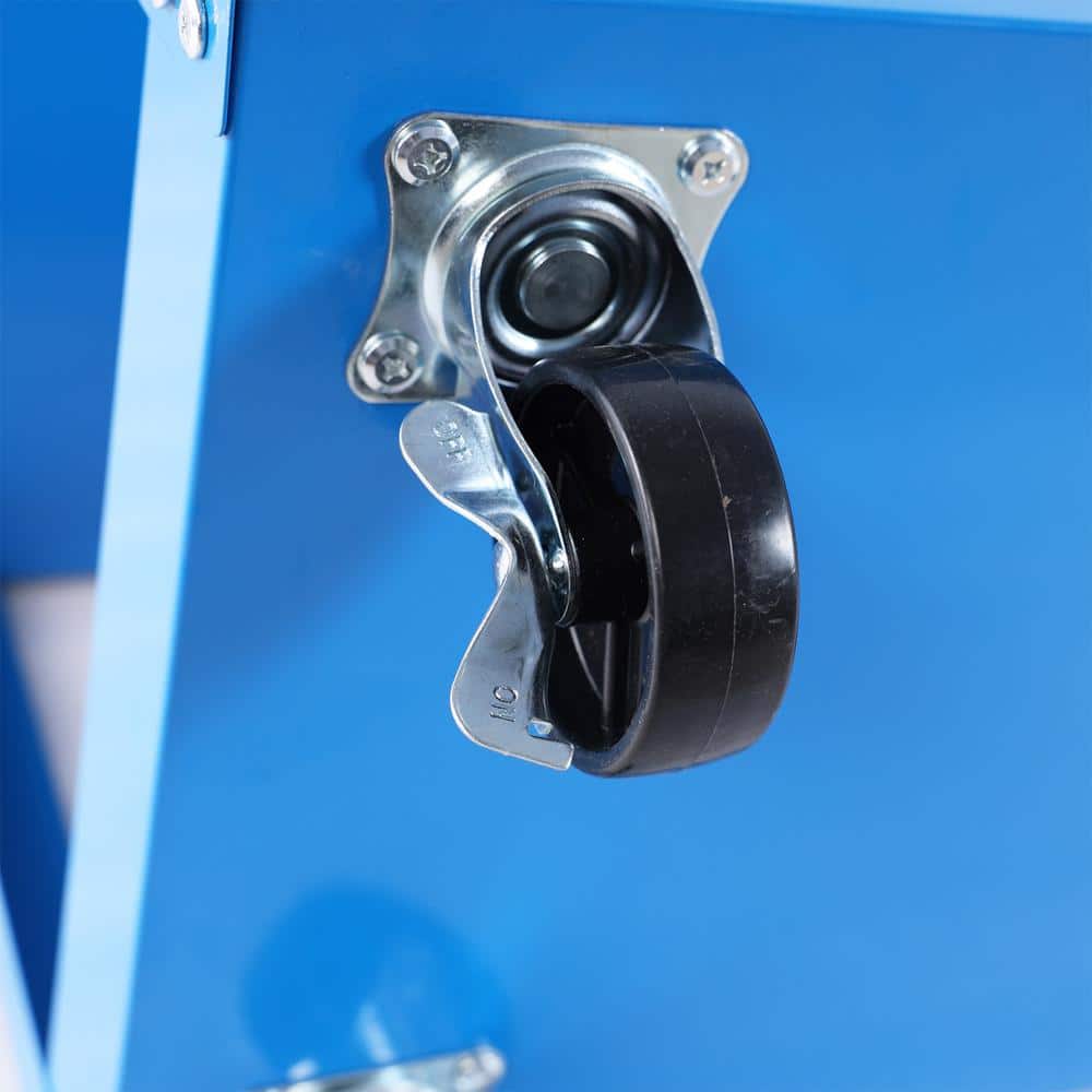 200 cu. ft. Steel Garden Cart, Tool Cart on Wheels, 3-Tier Rolling Mechanic Tool Cart, Heavy-Duty Steel Utility Cart - Hercitys