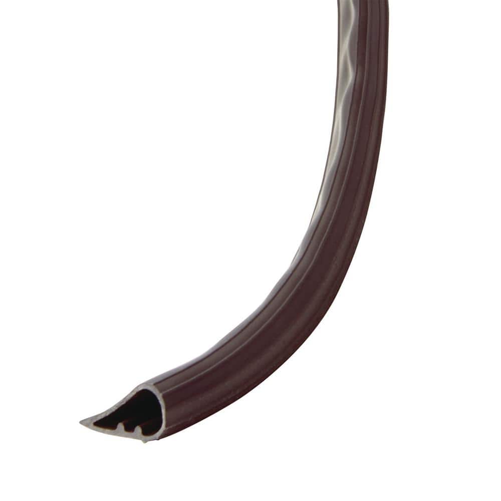 1/2 in. x 1/4 in. x 20 ft. Brown Silicone Self-Stick Weatherseal - Hercitys