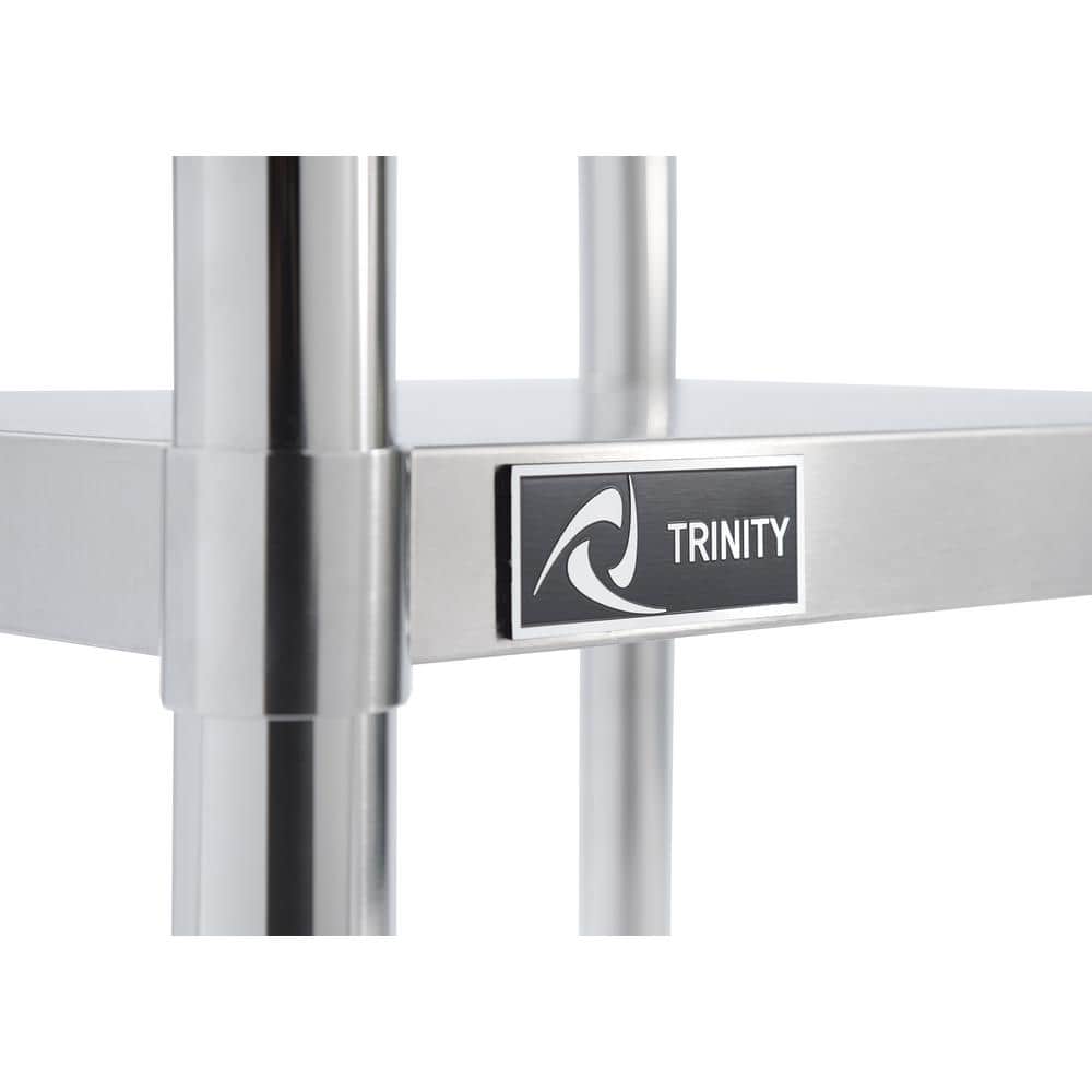 44 in. W x 17 in. D Individual NSF Stainless Steel Kitchen Prep Table Shelf - Hercitys