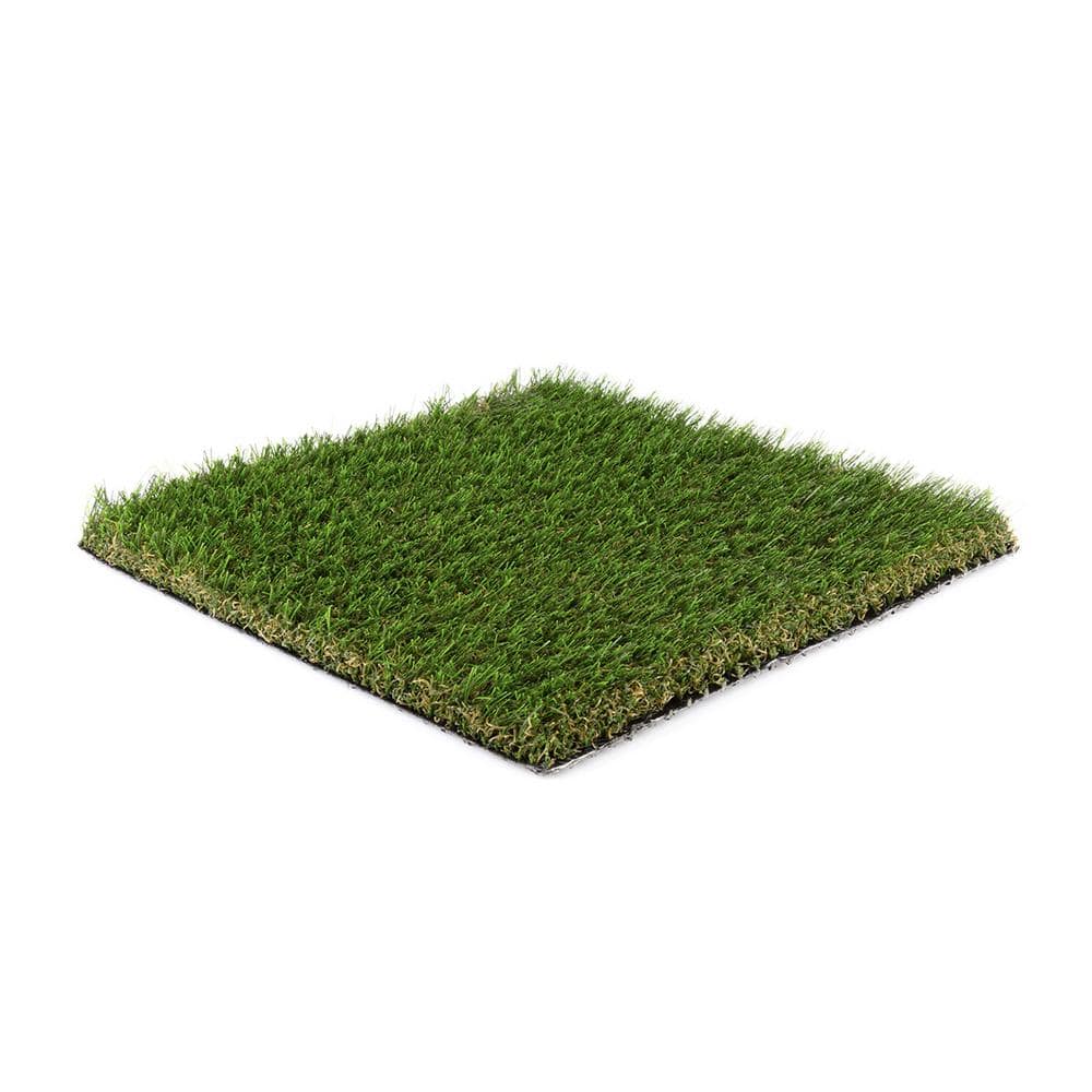 15 ft. W x Cut to Length Green and Tan Nylon Artificial Grass Turf - Hercitys