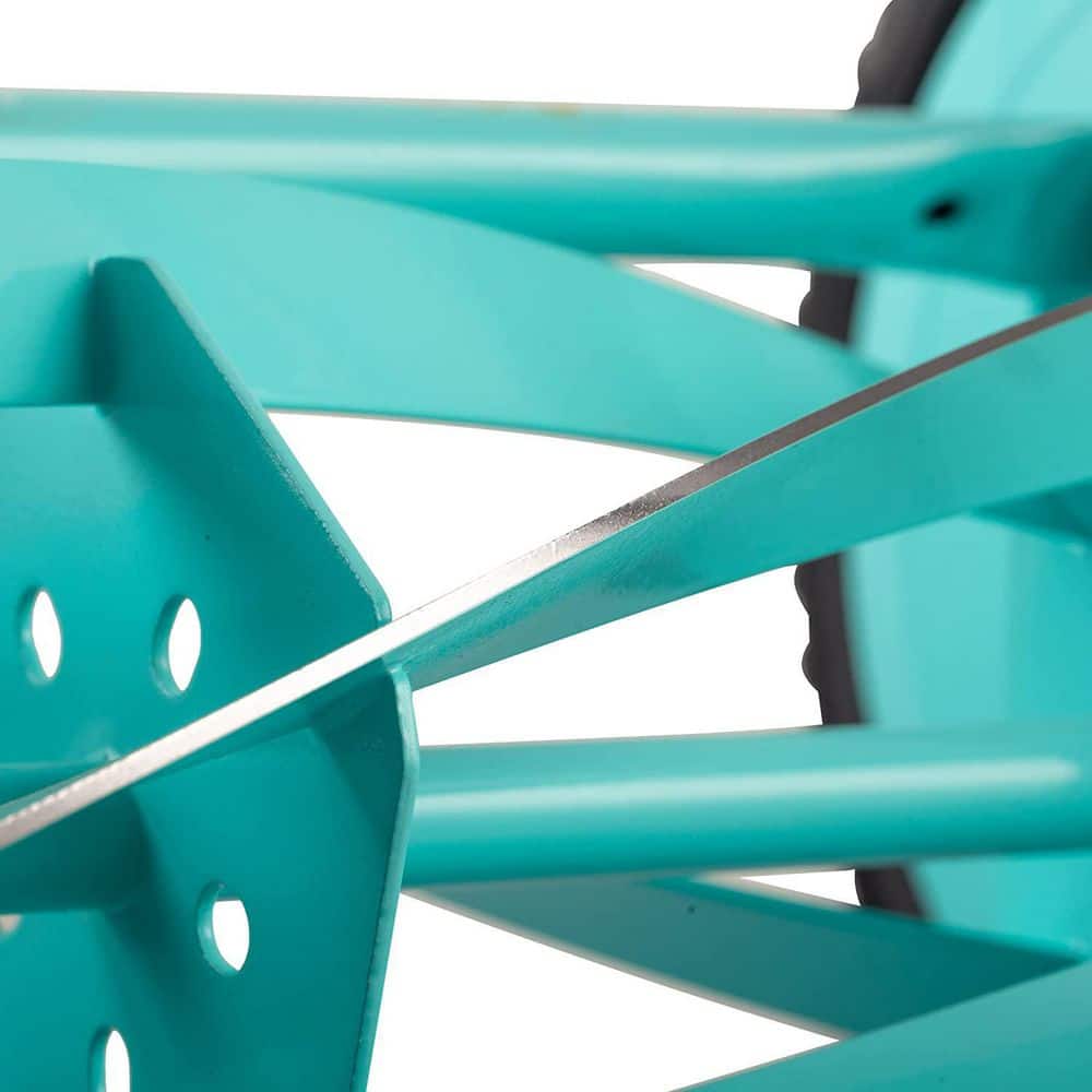 14 in. Manual Walk Behind Push Reel Lawn Mower Grass Catcher Included - Hercitys