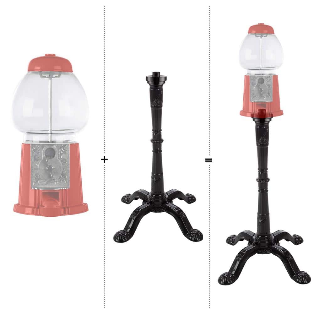 15 in. Gumball Machine Stand, Black - Hercitys