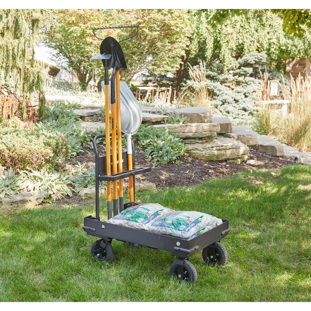 38 in. W All-Terrain Folding Tool Cart - Hercitys