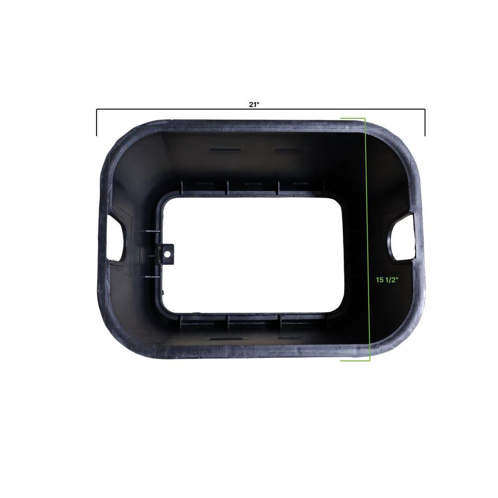 12.3125 in. x 15 in. x 12.3125 in. Square Meter/Valve Box - Hercitys