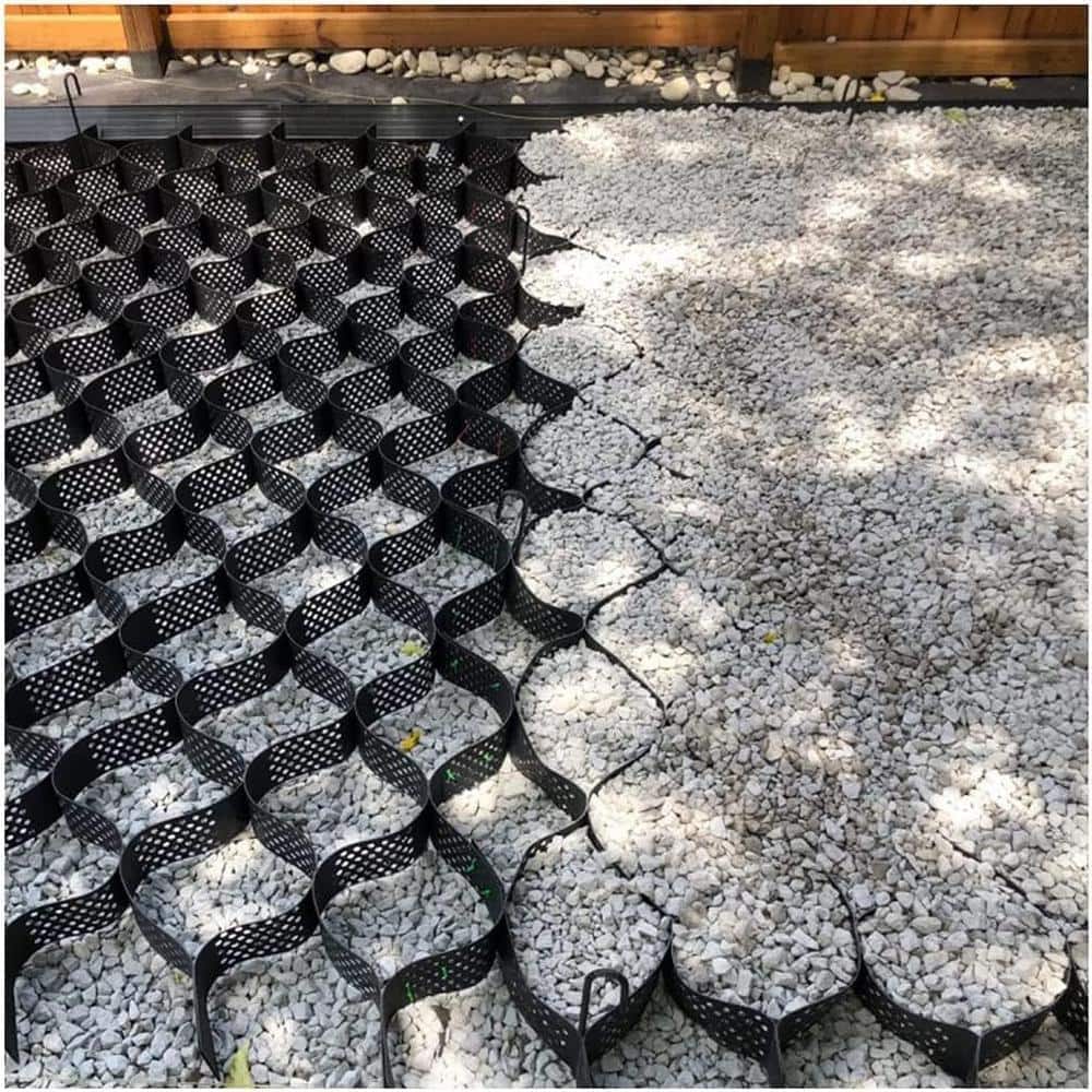 3.3 ft. x 16.5 ft. x 6 in. L Series Plastic Ground Geo Grid Driveway Ground Pavers Geocell - Hercitys