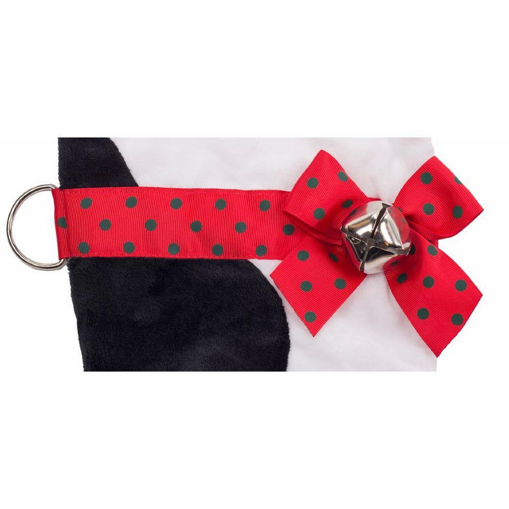 22 in. Beagle Dog Faux Fur Christmas Stocking - Hercitys