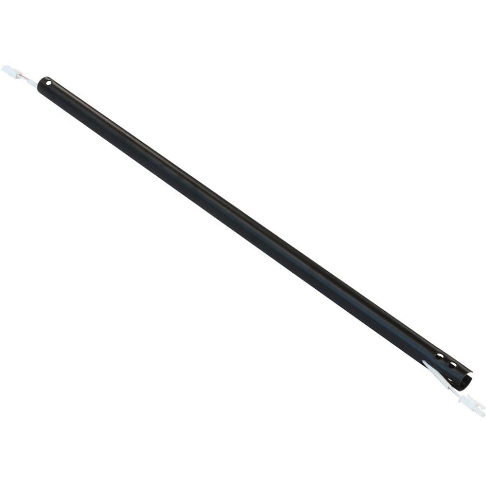 24 in. Black Extension Downrod for DC Ceiling Fan - Hercitys