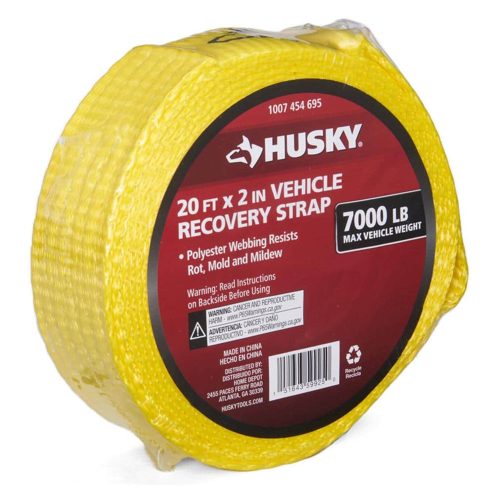 2 in. x 20 ft. Recovery Tow Strap - Hercitys