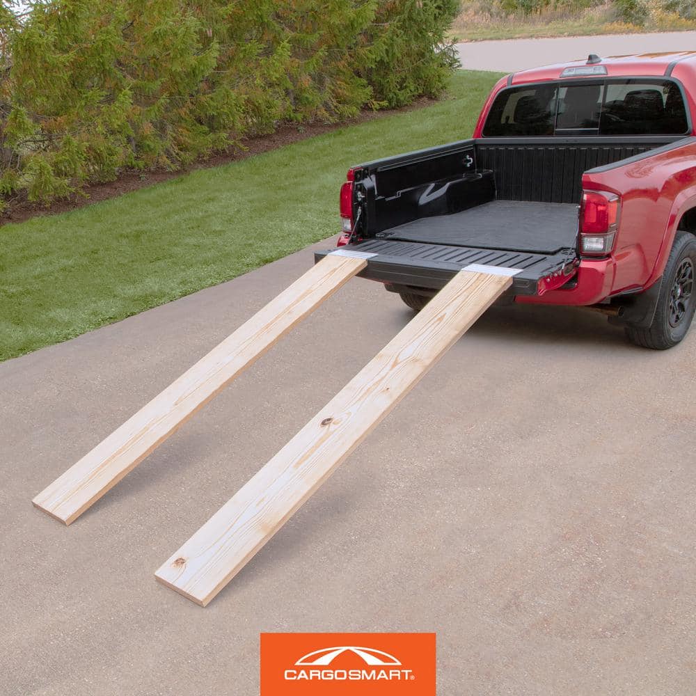 12 in. Aluminum Truck Loading Ramp Plate Kit (Includes 2 Ramp Plates) - Hercitys