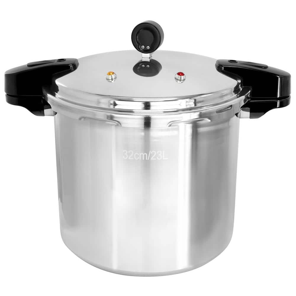 24 Qt. Aluminum Stove-Top Pressure Cooker - Hercitys