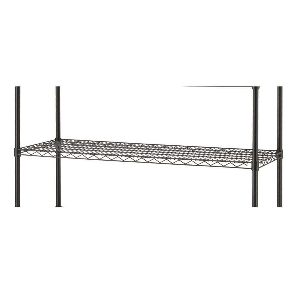 48 in. W x 18 in. D Individual Black Steel Wire Shelf - Hercitys