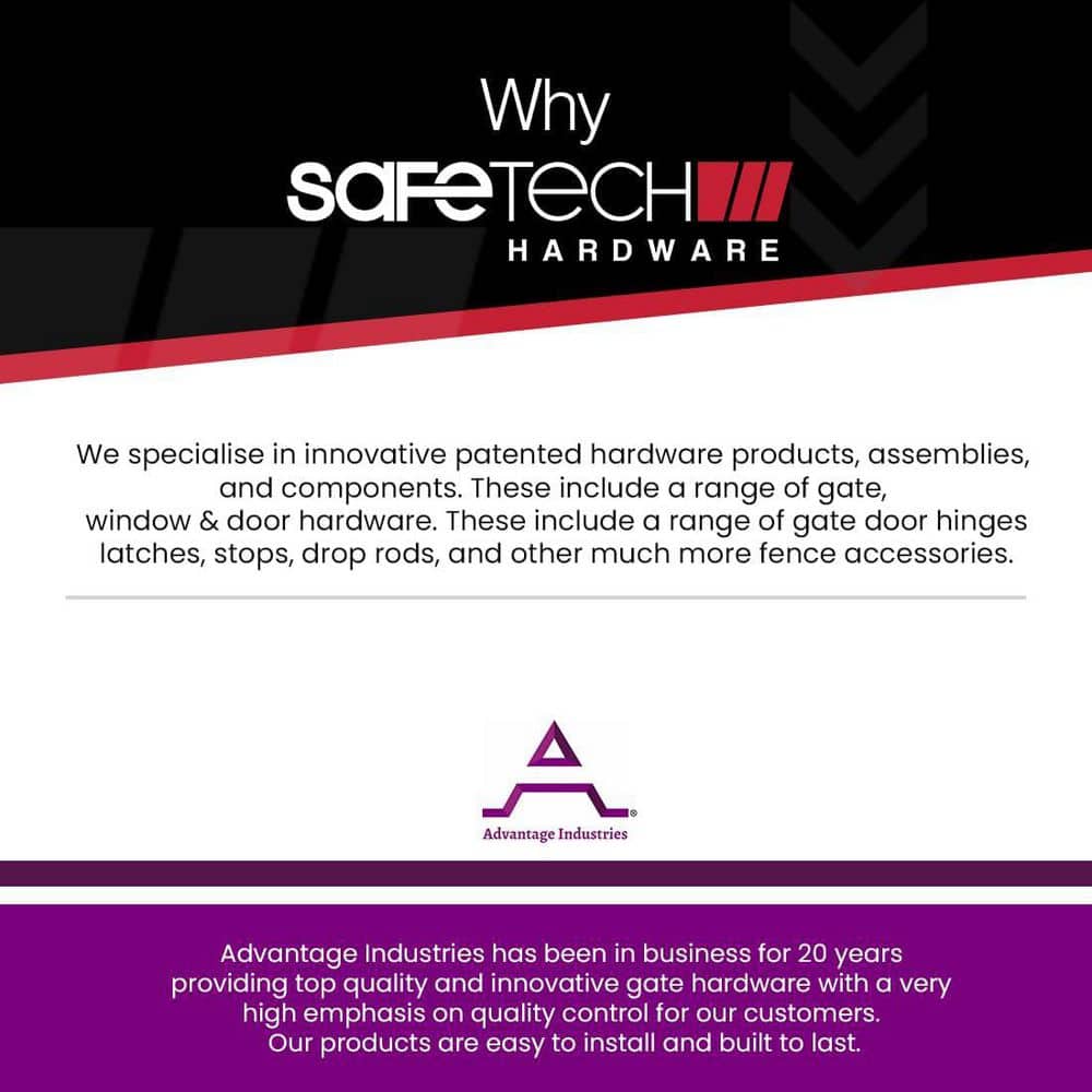 3.5 in. Black TopKlik Self-Closing Gate Hinges (2-Pack) - Hercitys