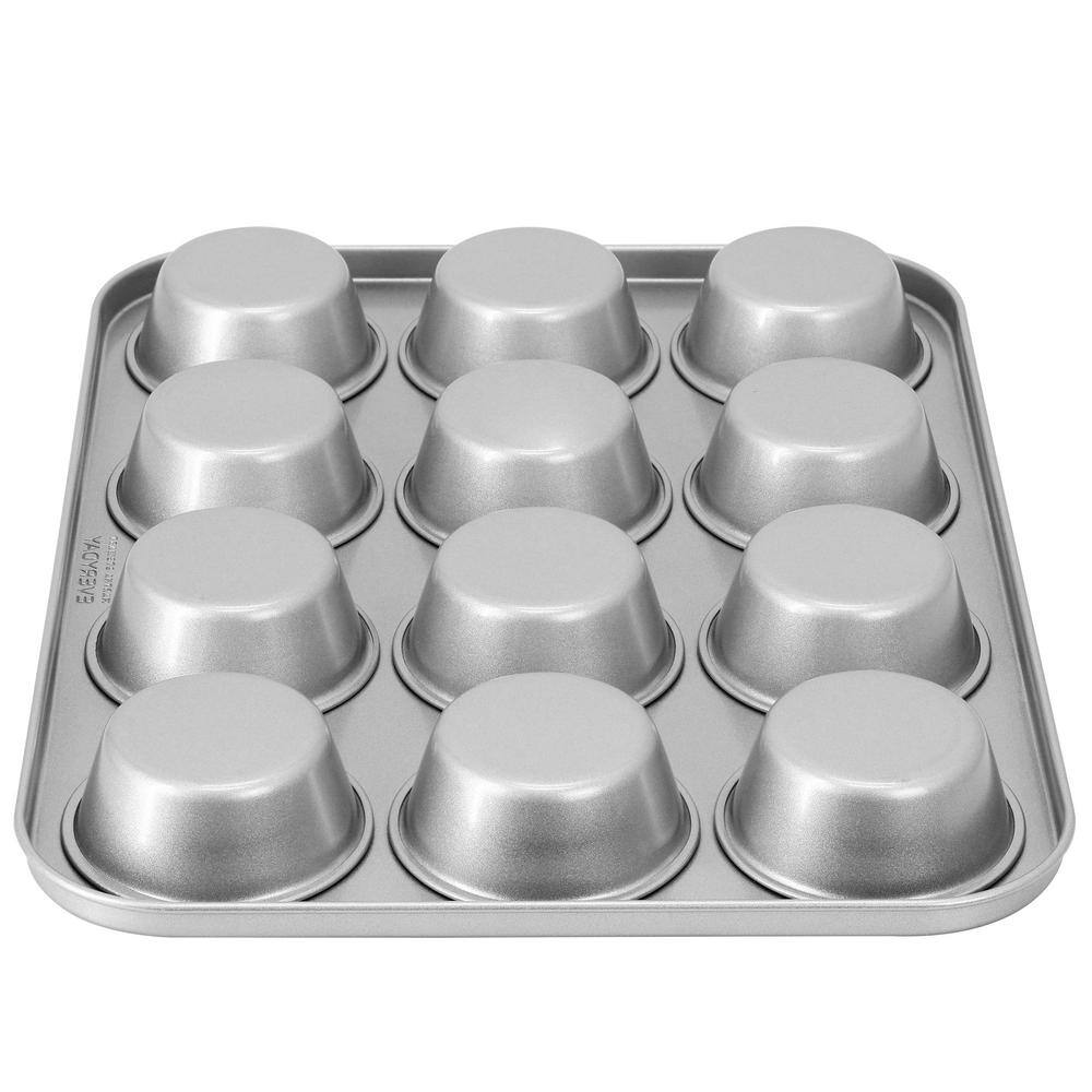 12 Cup Nonstick Steel Muffin Pan - Hercitys