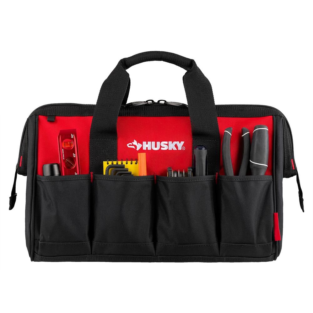 18 in. 14 Pocket Zippered Tool Bag - Hercitys