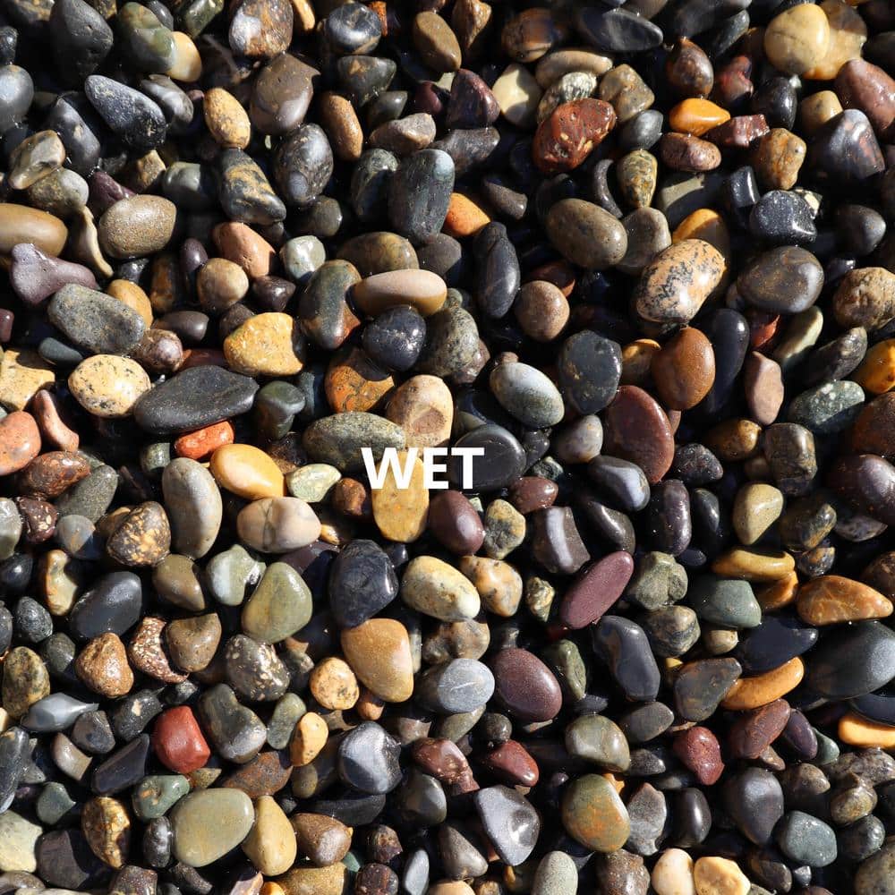0.25 cu. ft. 20 lbs. 5/8 in. to 7/8 in. Mixed Mexican Beach Pebble - Hercitys