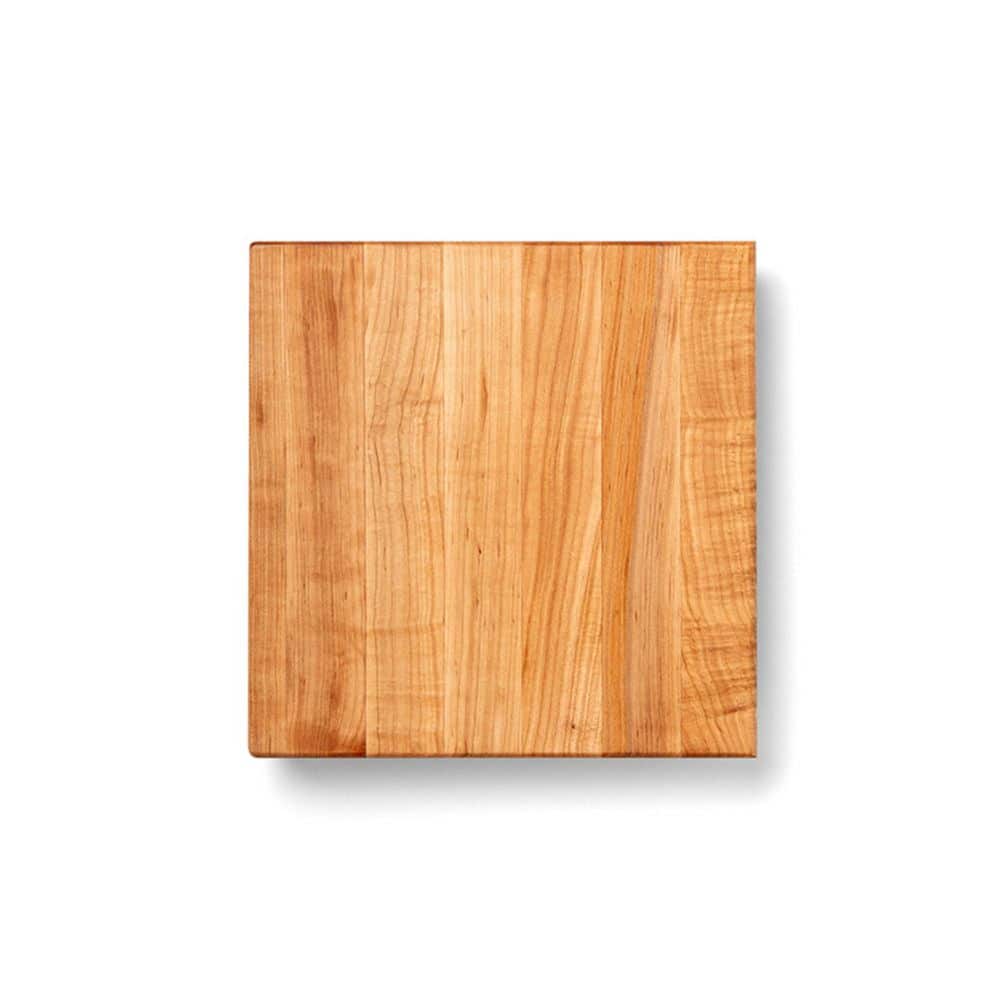 12 in. x 12 in. Square Small Maple Wood Edge Grain Cutting Board for Kitchen - Hercitys