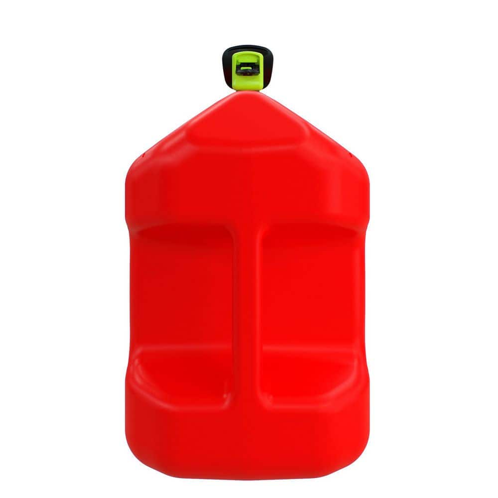 5 Gal. Smart Control Gas Can with Rear Handle, Red Fuel Container - Hercitys