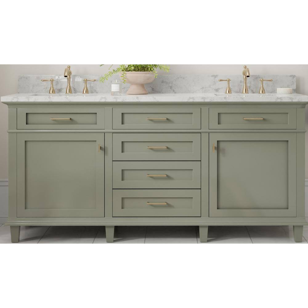 5-Pack Vail 6 in. (152 mm) Center-to-Center Modern Satin Brass Bar Drawer Pull - Hercitys