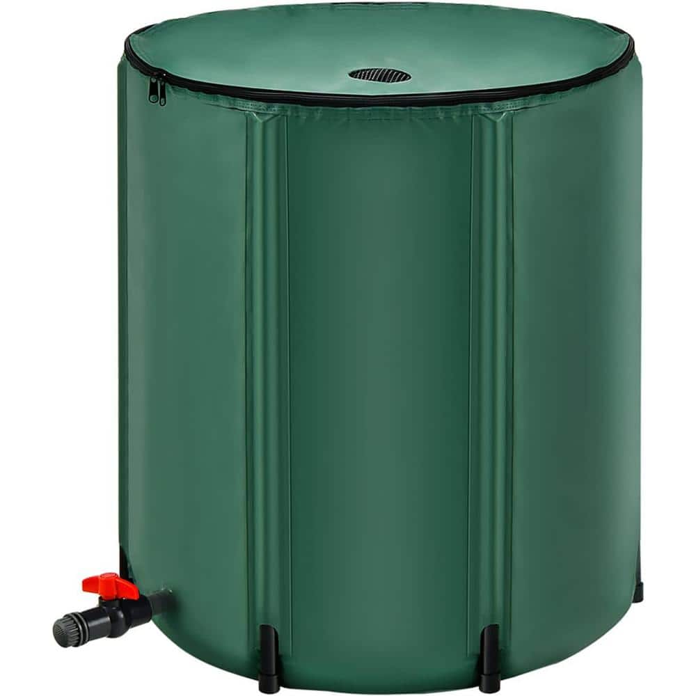 53 Gal. Portable Collapsible Rain Barrel Water Collector - Hercitys