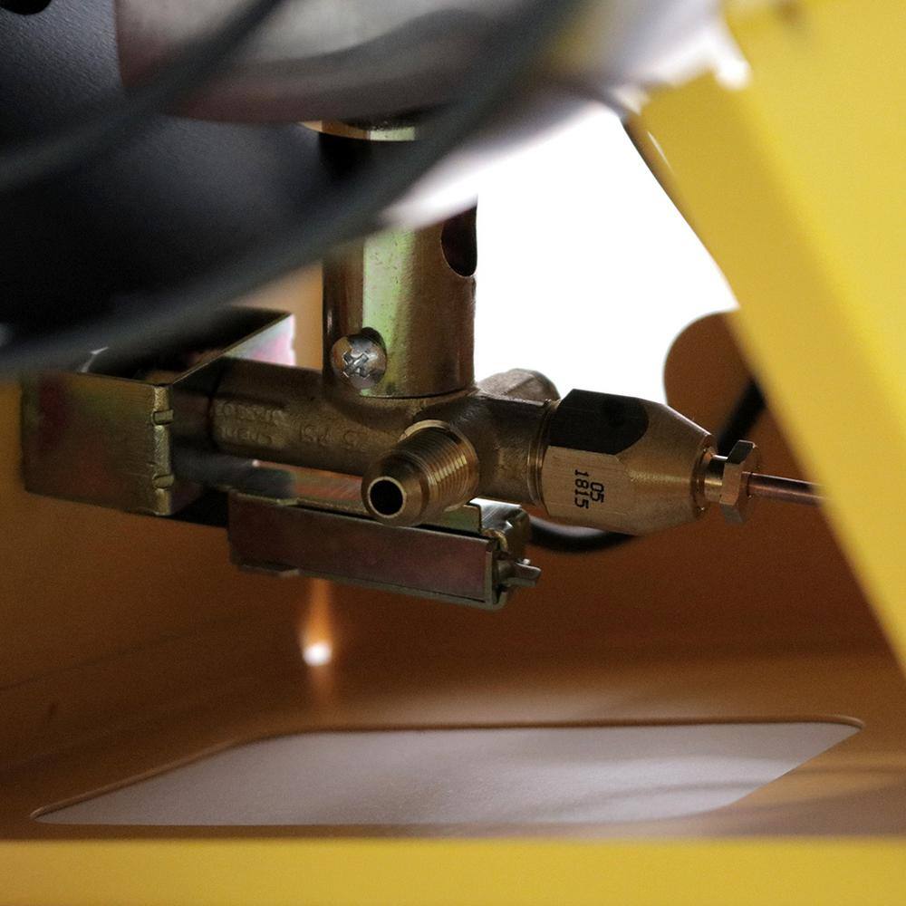 40,000 BTU Forced Air Propane Outdoor Space Heater with Quiet Burner Technology - Hercitys