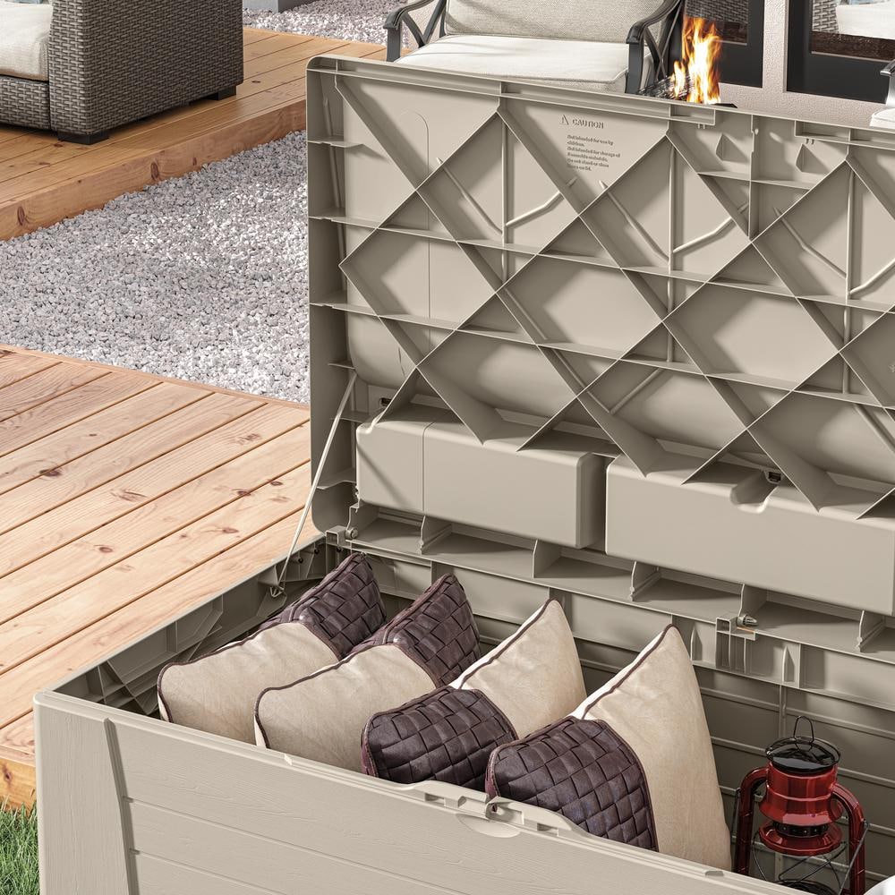 127 Gal. Plastic Deck Box - Hercitys