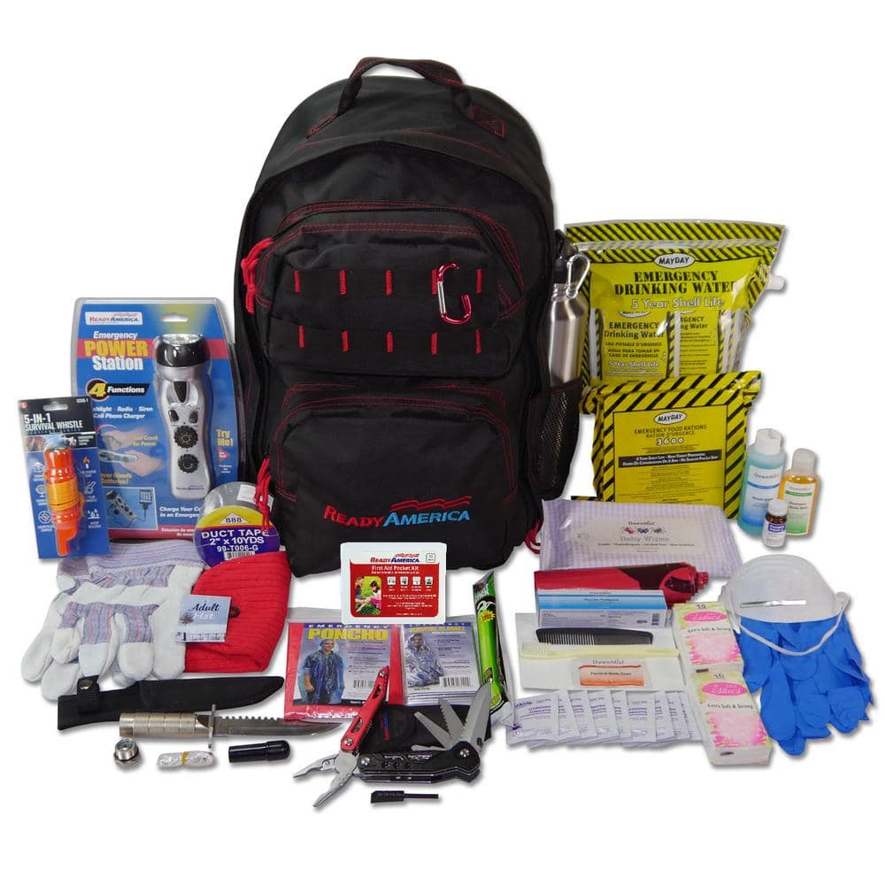1-Person Elite Emergency Kit 3 Day Backpack - Hercitys