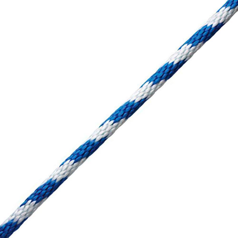 5/8 in. x 1 ft. Blue and White Solid Braided Polypropylene Rope - Hercitys