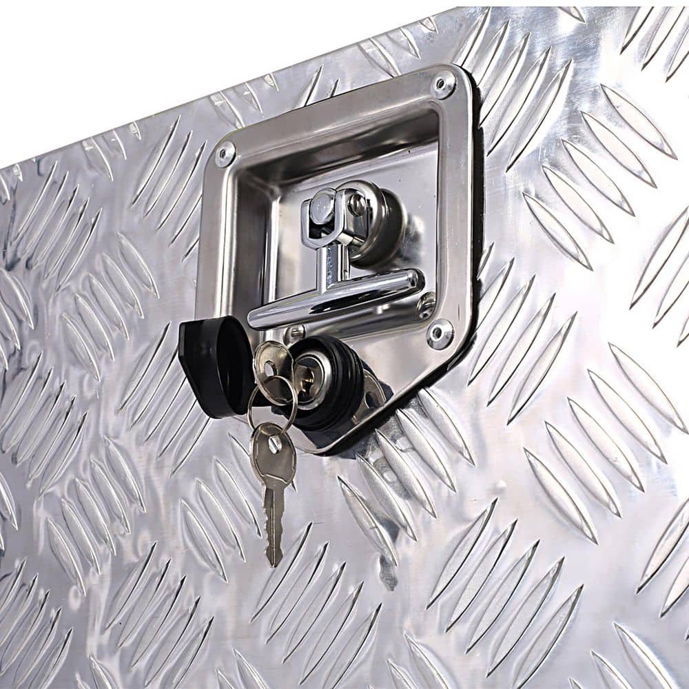 31 Gal. Black Aluminum Deck Box - Hercitys