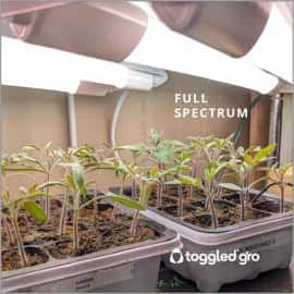 4 ft. 50-Watt Ultra-High Output Full Spectrum LED Grow Light Fixture (2 Tubes Included) - Hercitys