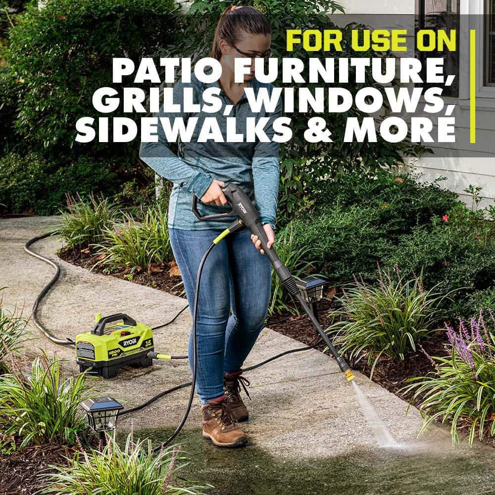 1800 PSI 1.2 GPM Cold Water Electric Pressure Washer with Surface Cleaner - Hercitys