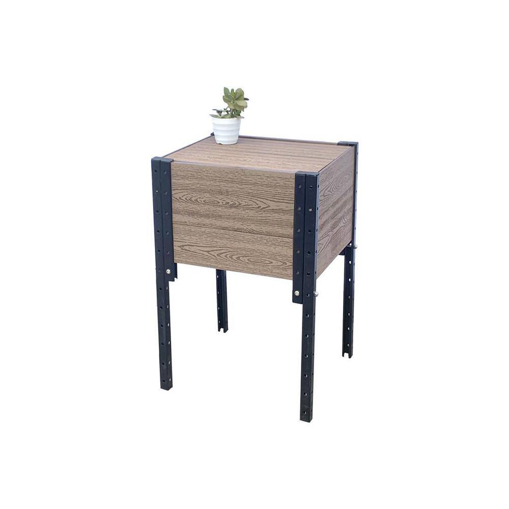 17 in. L x 19 in. W x 28 in. H Elevated Composite Planter Box - Hercitys