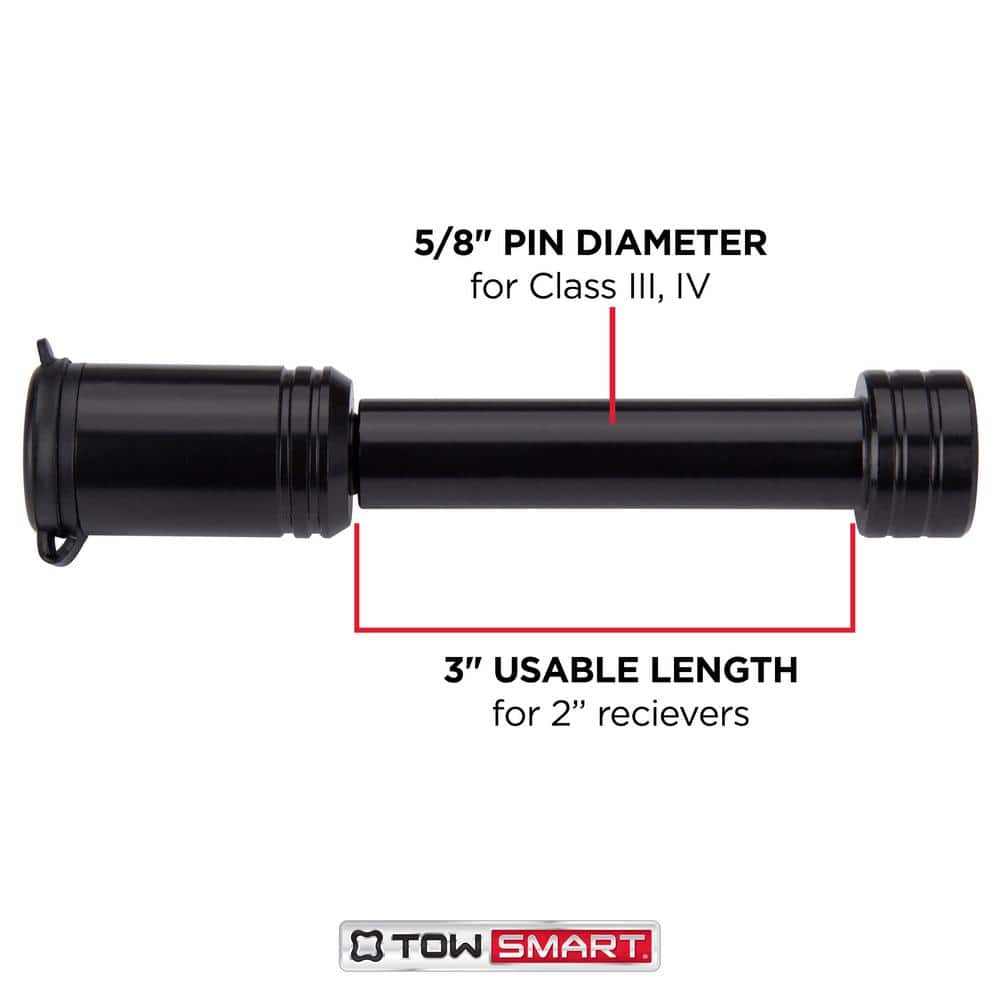 5/8 in. Barrel Style Receiver Lock – Black - Hercitys
