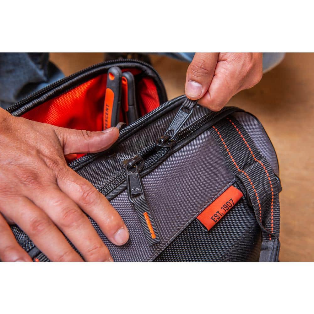 17 in. Tradesman Zipper Top Tool Bag - Hercitys
