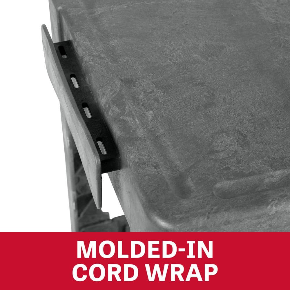 19 in. PUC-3819 Flat Top Resin Utility Cart - Hercitys