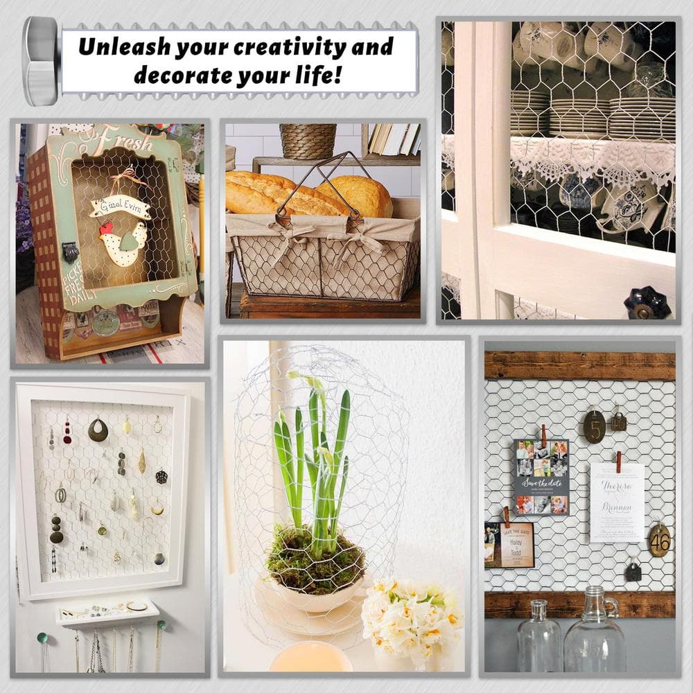 17 in. x 17 ft. Metal Garden Fence - Hercitys