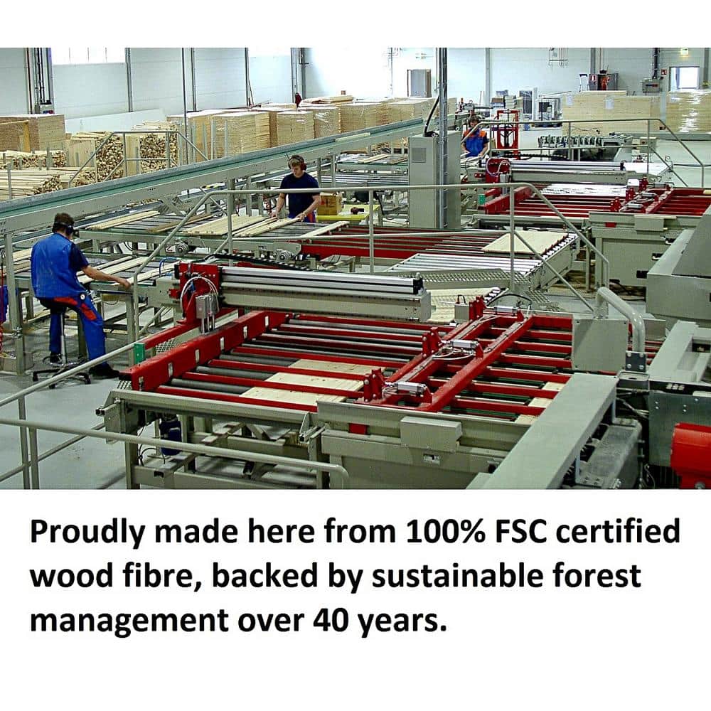 1 in. x 2 ft. x 3 ft. Project Panel with Classic Roman Edges on Face - Hercitys