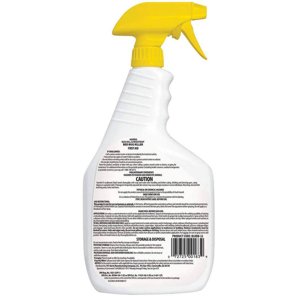 32 oz. Ready-to-Use Egg Kill and Resistant Bed Bug Killer - Hercitys