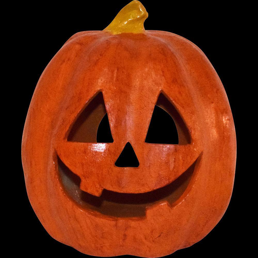 12.5 in. Dia Halloween Tabletop Jack-O-Lantern, Orange - Hercitys