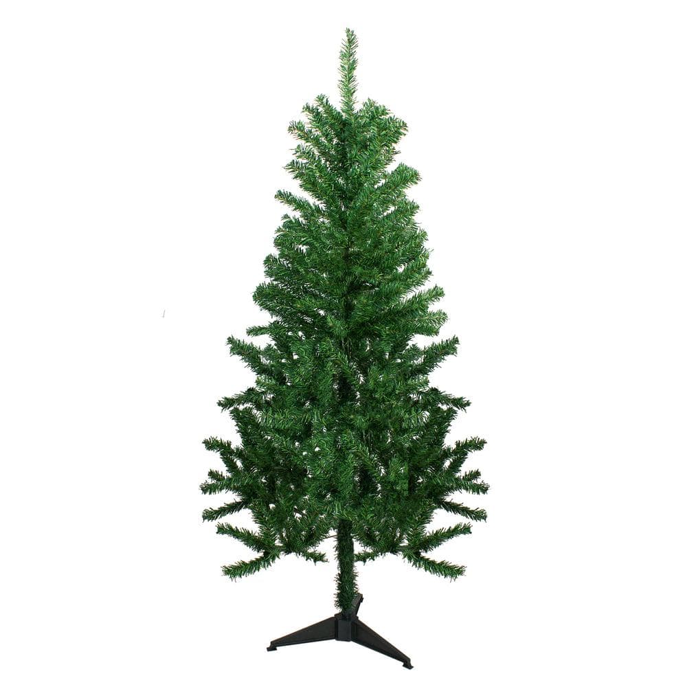 5 ft. Medium Mixed Green Unlit Pine Medium Artificial Christmas Tree - Hercitys