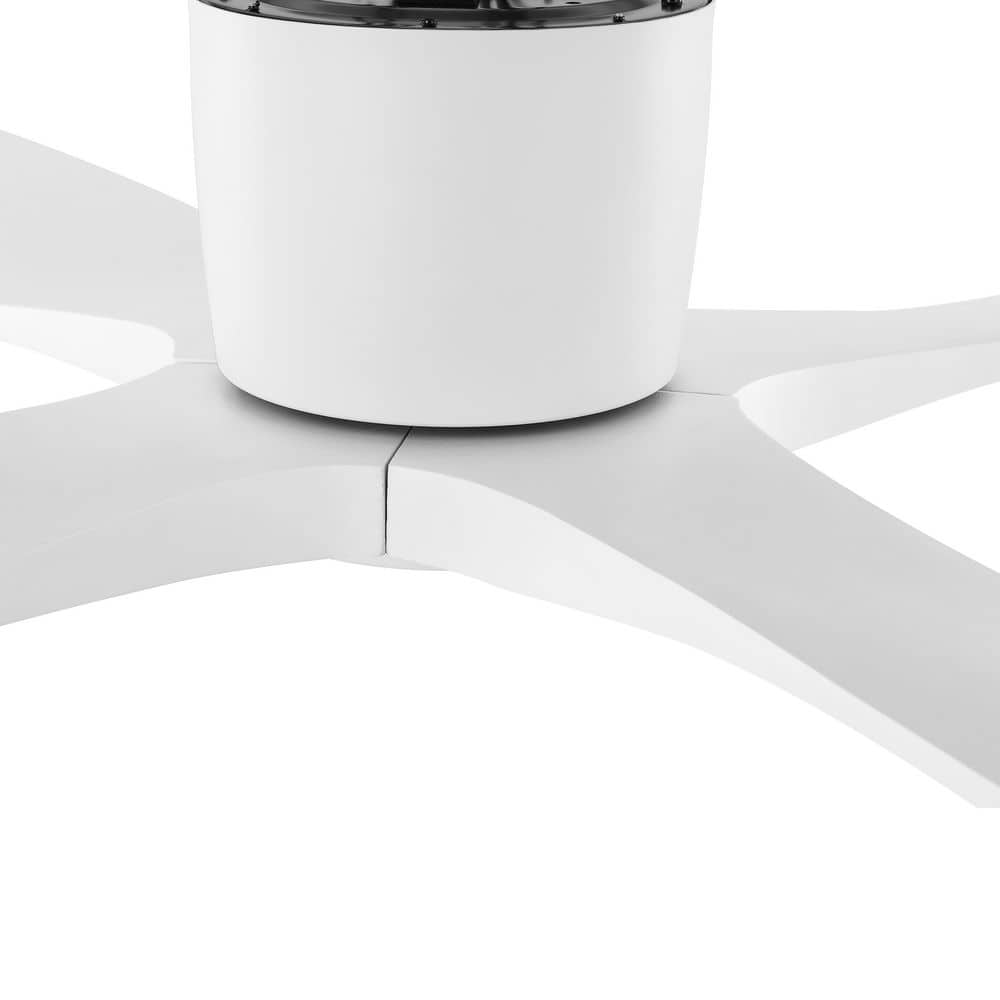54 in. Ceiling Fan 6 Speeds Wall Fan in White with Remote - Hercitys