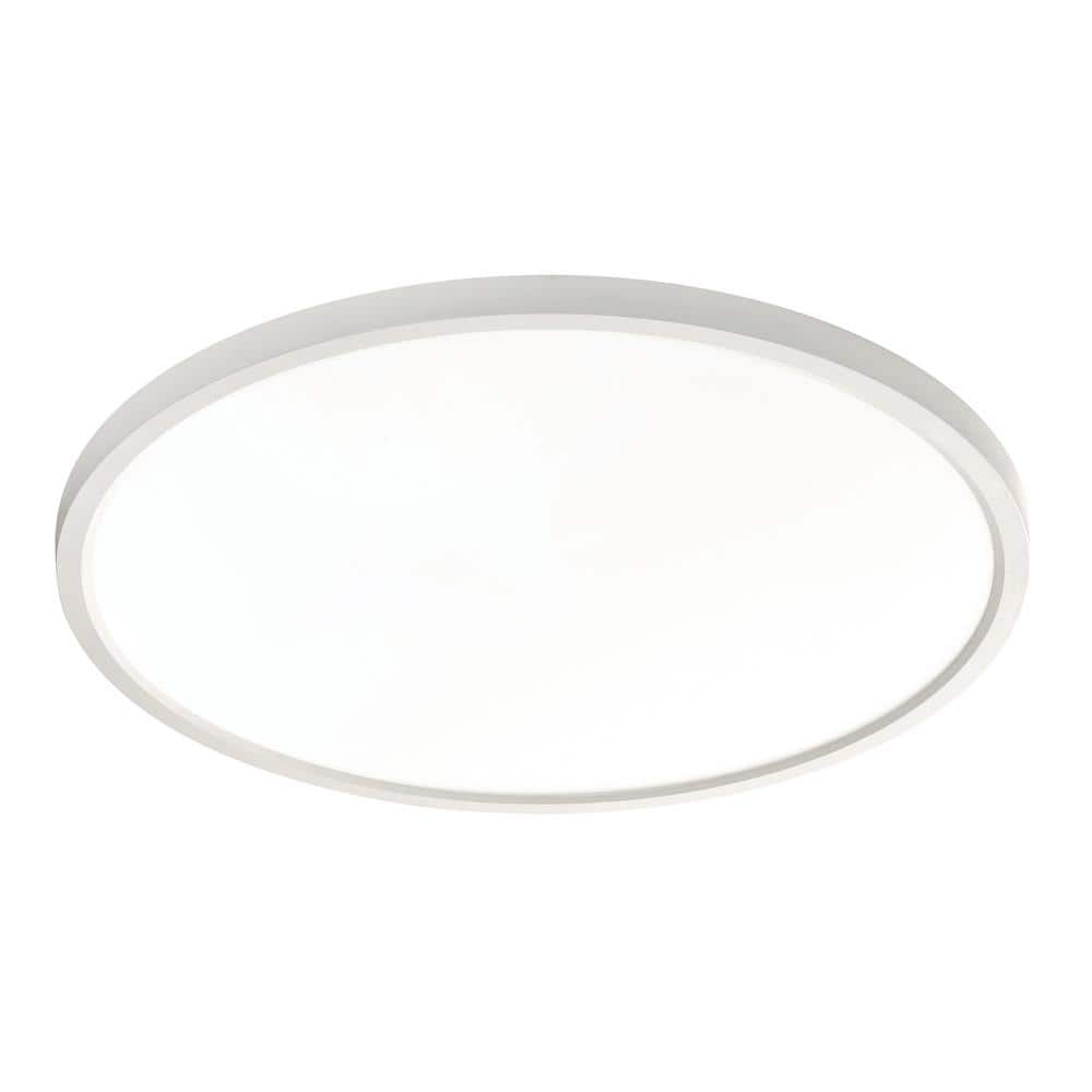 15.63 in. 1-Light White LED Flush Mount - Hercitys
