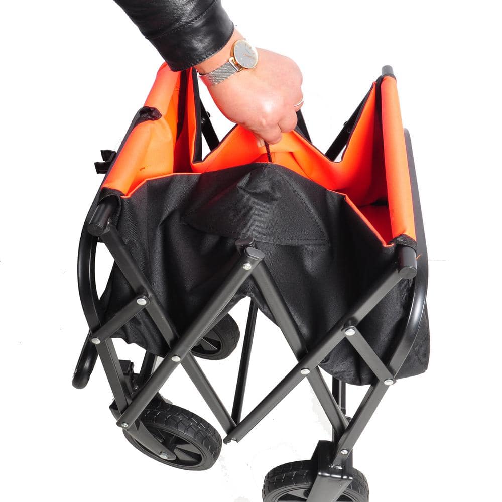 1.5 cu. ft. Steel Garden Cart, Black - Hercitys