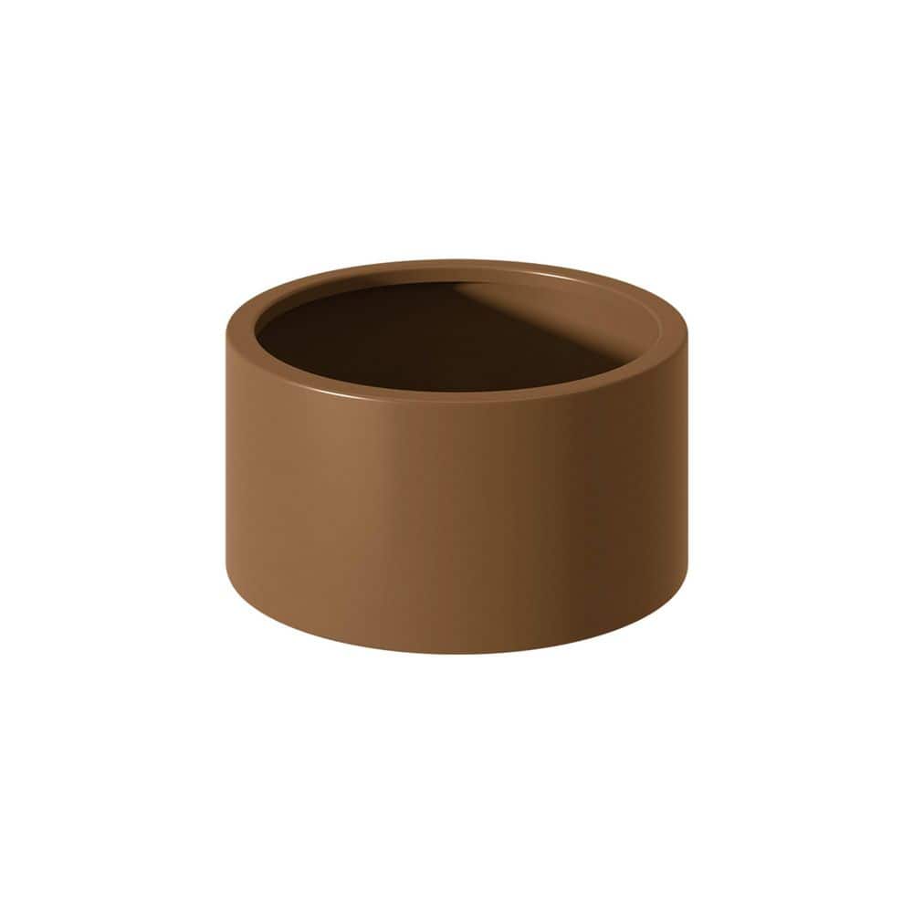 16 in. L x 12 in. H Heavy Duty Corten Steel Round Raised Garden Bed Kit, Pre-Rusted Metal Planter Box, Brown - Hercitys