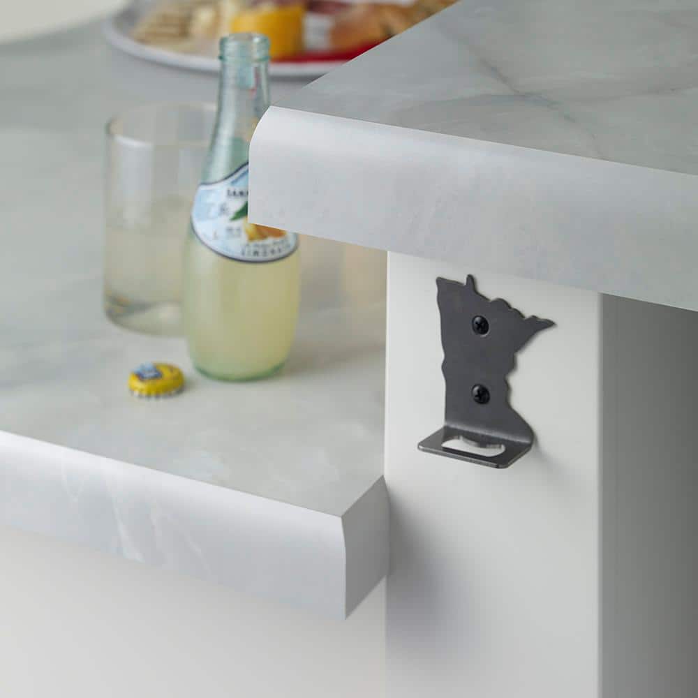 5 ft. x 12 ft. Laminate Sheet in Gray Onyx with Matte Finish - Hercitys