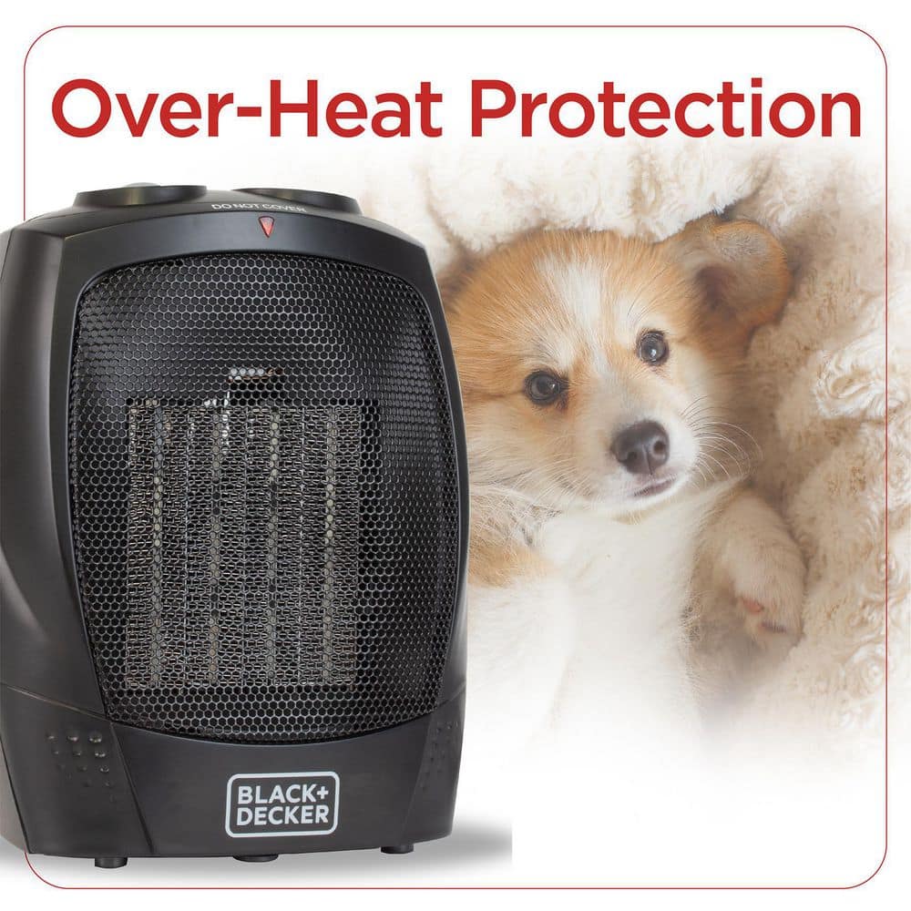 1,500-Watt Electric Personal Ceramic Space Heater - Hercitys