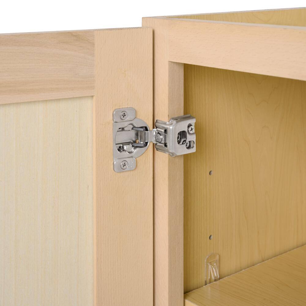 21 in. W x 12 in. D x 30 in. H Ready to Assemble Wall Kitchen Cabinet in Unfinished with CLICKREADY Technology - Hercitys