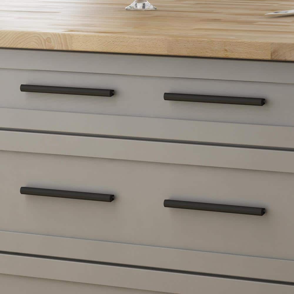 5-Pack Modern Arch Adjusta-Pull Adjustable 2 to 8-13/16 in. (51-224 mm) Modern Matte Black Cabinet Drawer Pulls - Hercitys