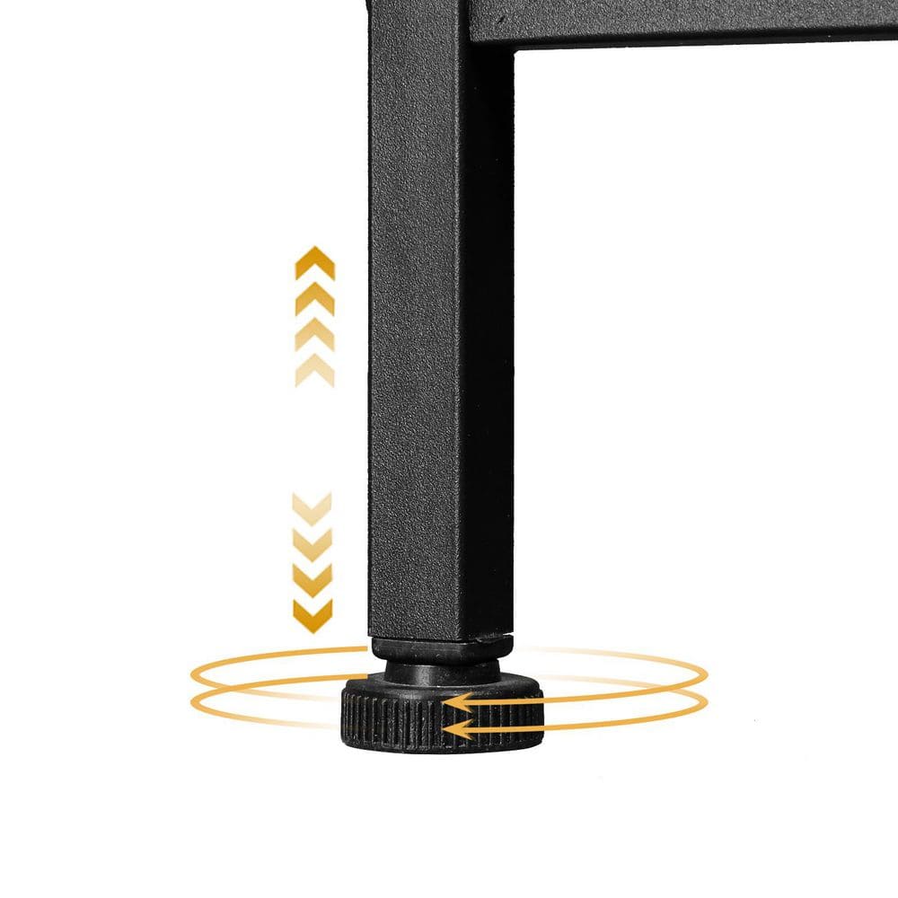 39.4 in. W x 30.4 in. H x 11.8 in. D Charcoal Black Wood Grain Print 8-Drawer Storage Dresser - Hercitys