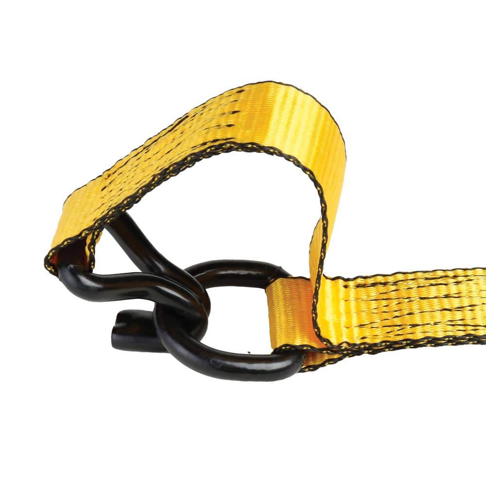 1.5 in. x 16 ft. Ratchet Tie-Down Straps 5000 lbs. Break Strenght (2-Pack) - Hercitys