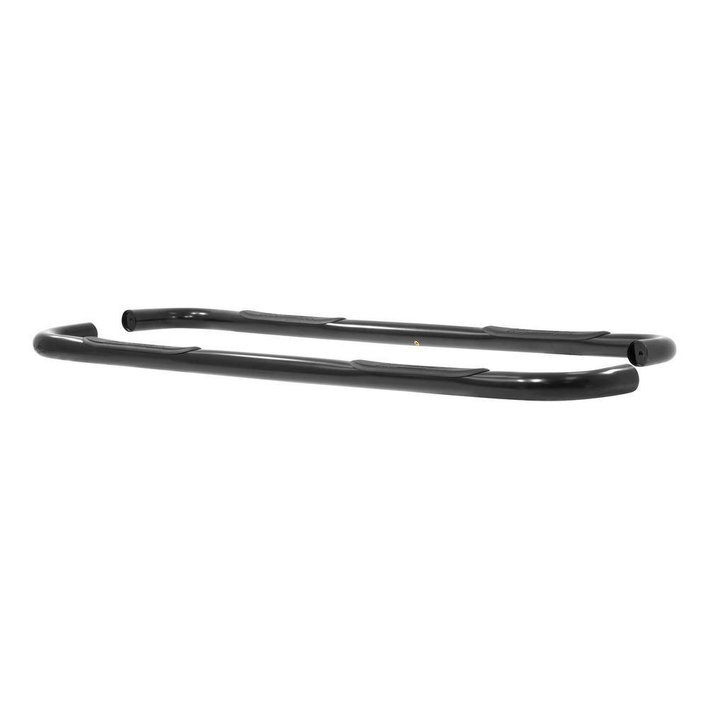 3-Inch Round Black Steel Nerf Bars, No-Drill, Select Chevrolet Avalanche, Suburban, GMC Yukon XL - Hercitys